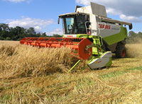 Now combine harvester